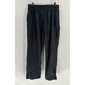 Acme Projects Pants Mens Medium Black Softshell Activewear Stretchy Strap Hem